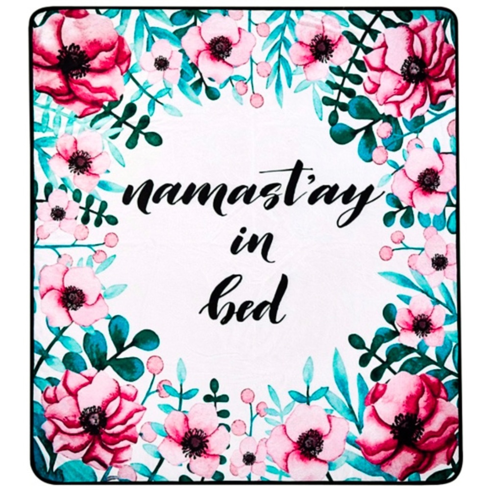 Namaste in Bed Throw 50x60 NWT